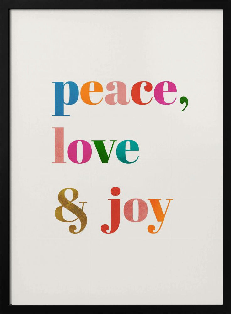 Peace, Love & Joy | Poster