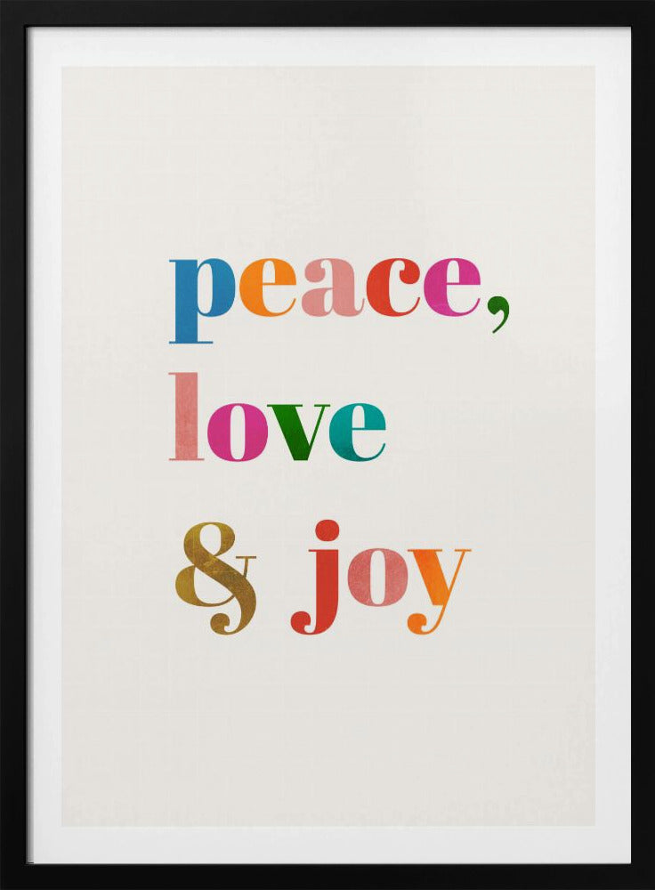 Peace, Love & Joy | Poster