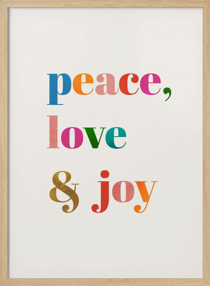 Peace, Love & Joy | Poster