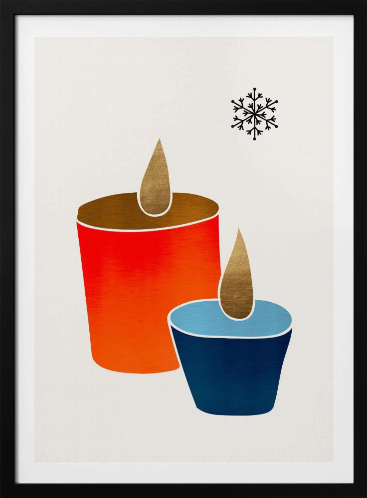 Kerstkaarsen | Poster