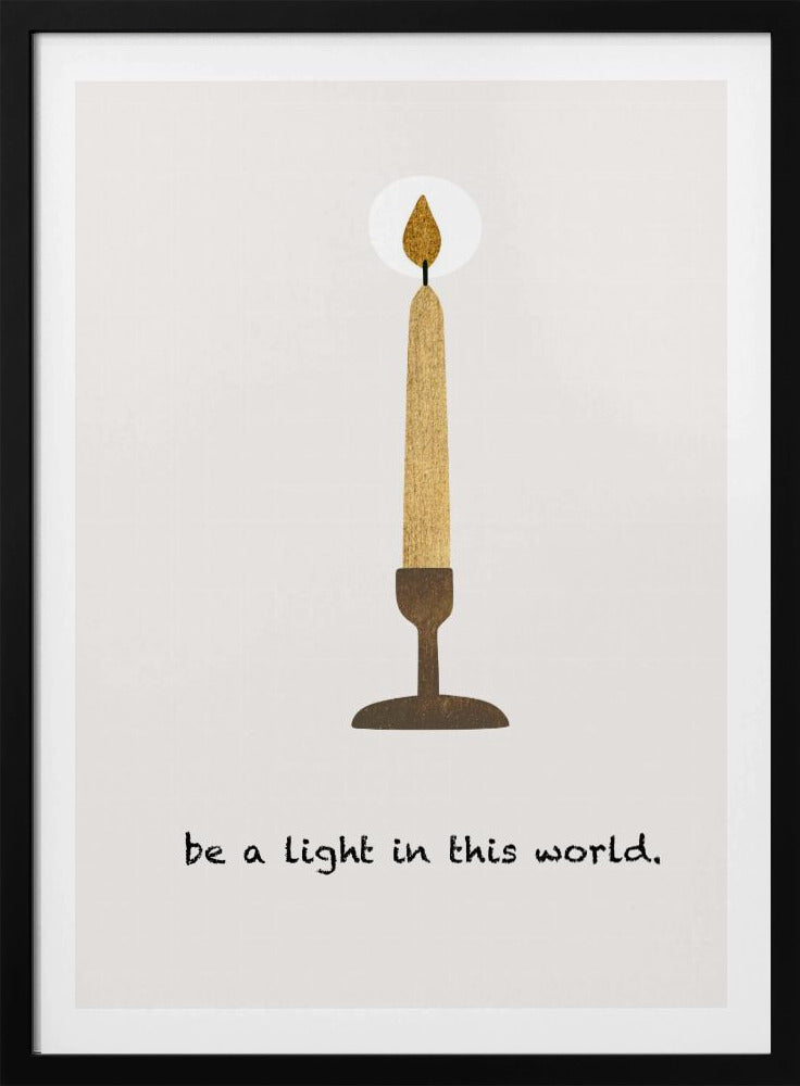 Wees een licht | Poster