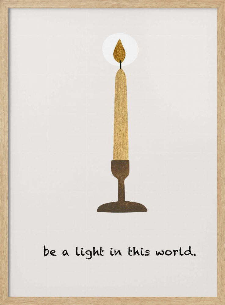 Wees een licht | Poster
