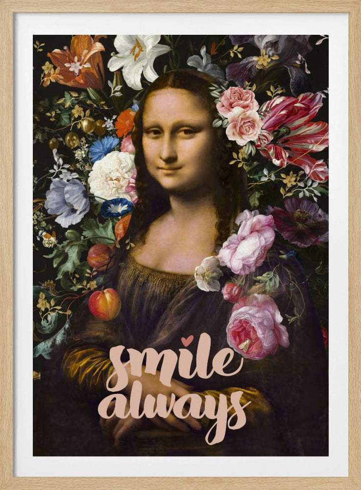 Lach altijd, Mona Lisa | Poster