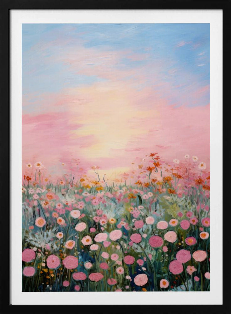 Bloesems in de schemering | Poster
