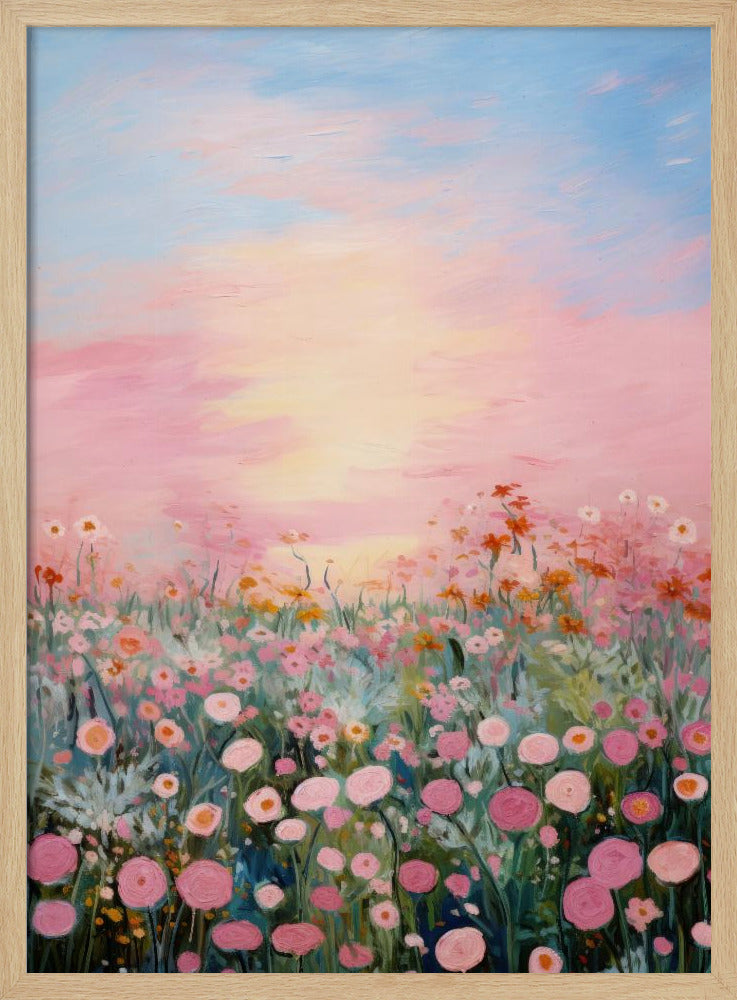 Bloesems in de schemering | Poster