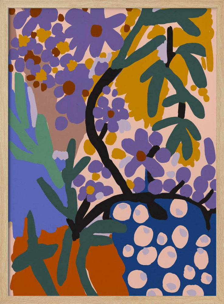Levendige flora-uitbarsting | Poster