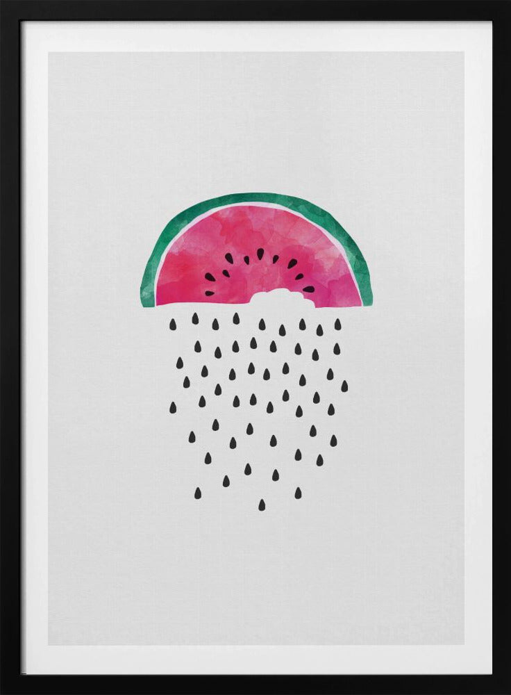 Watermeloenregen | Poster