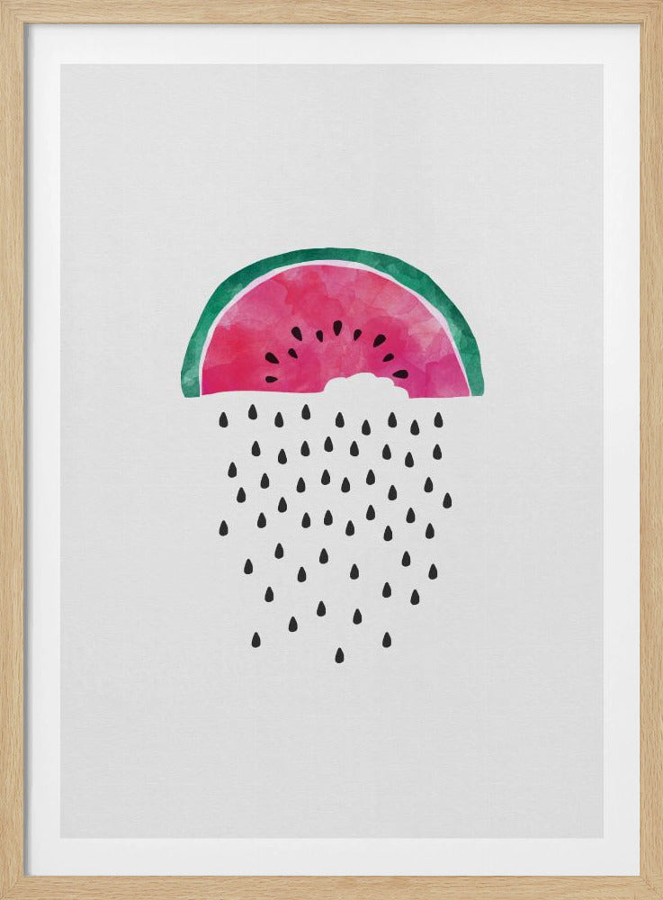 Watermeloenregen | Poster