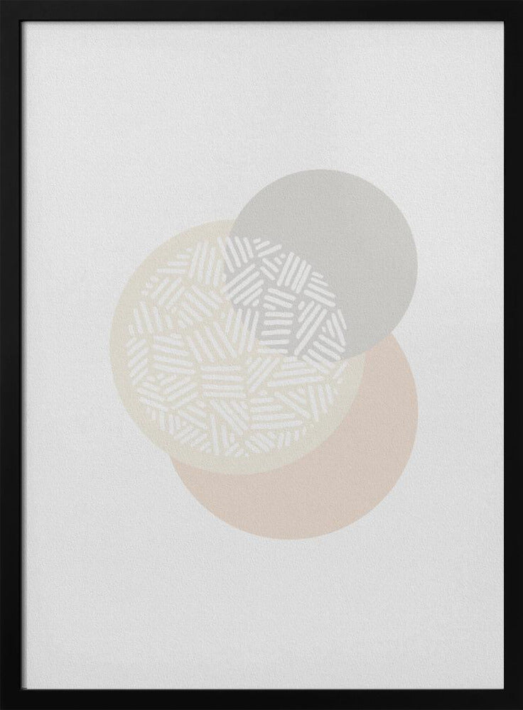 Geometrische gedempte kleuren IV | Poster