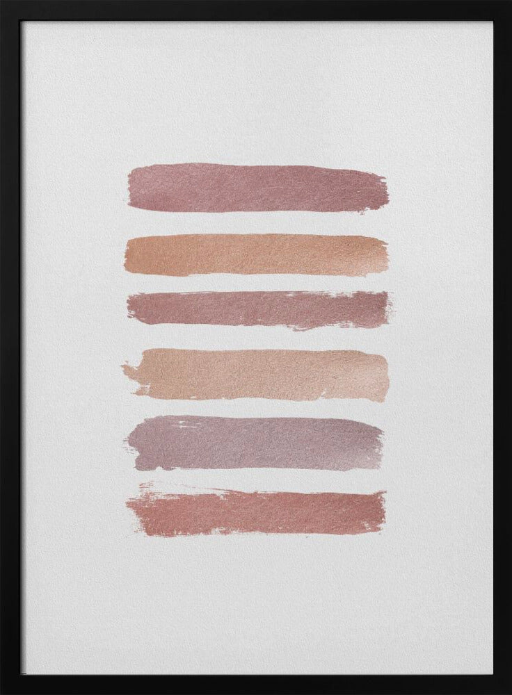 Dusty Rose Strepen | Poster