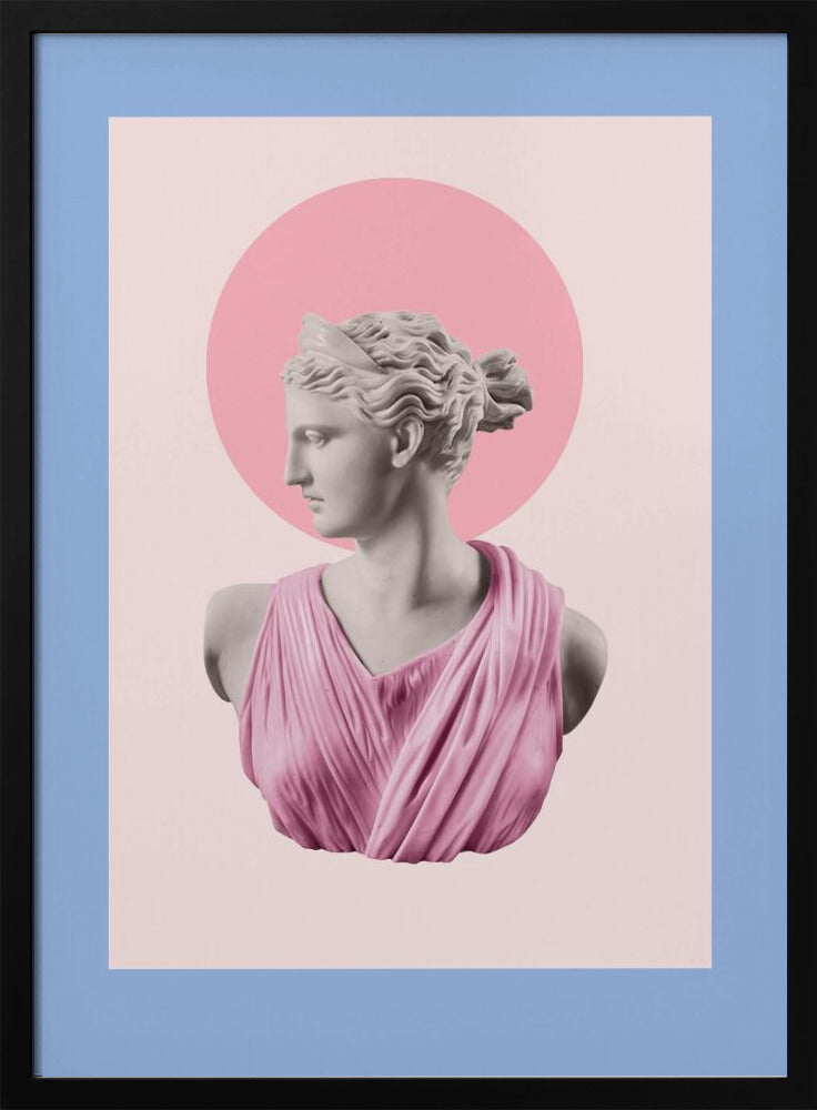 Artemispoeder blauwroze verhouding | Poster