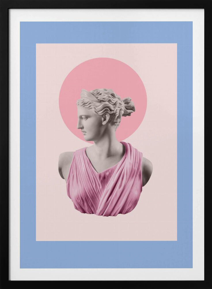 Artemispoeder blauwroze verhouding | Poster