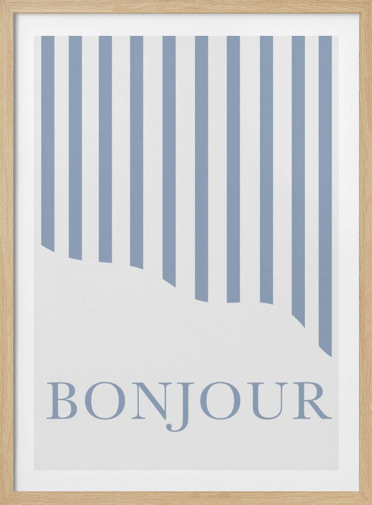 Bonjour Strepen | Poster