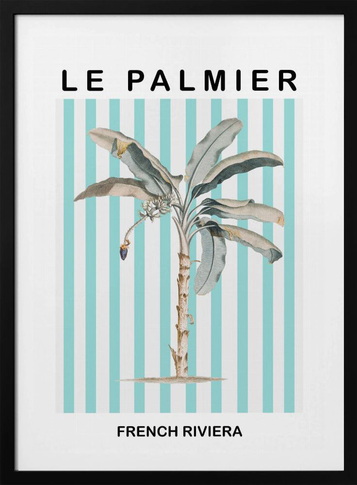 Gestreepte palmboom | Poster