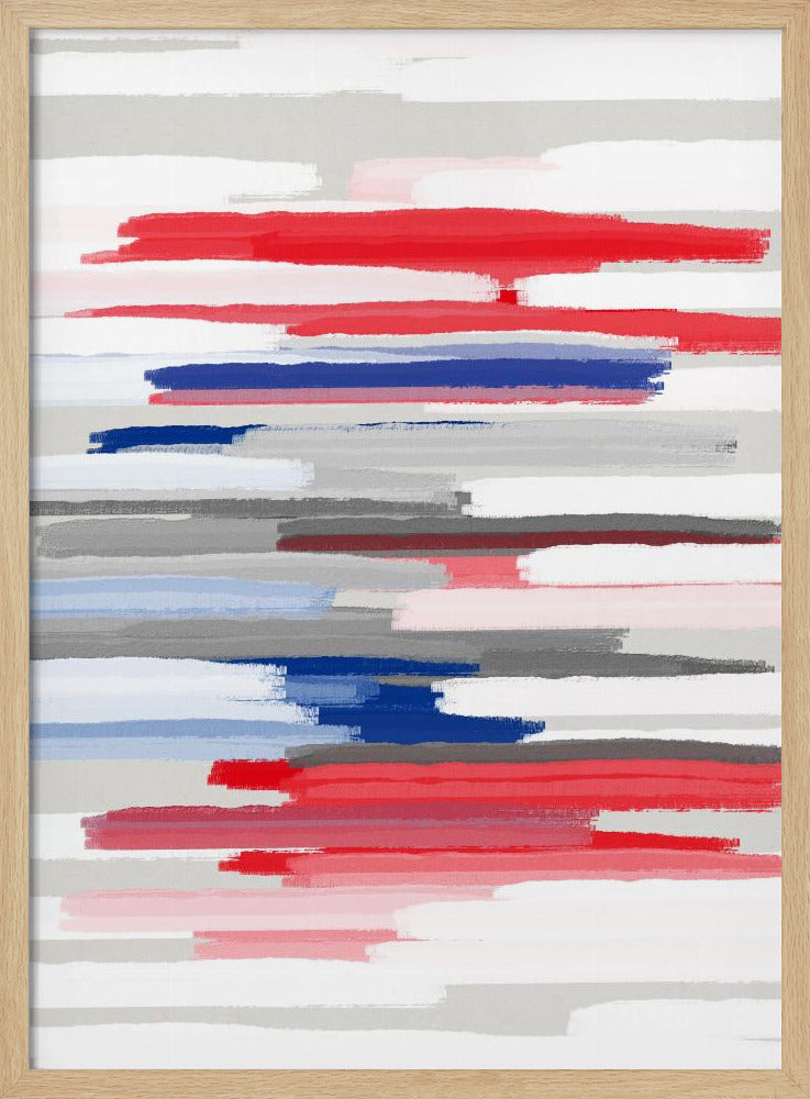 BILLS ROOD WIT EN BLAUW | Poster