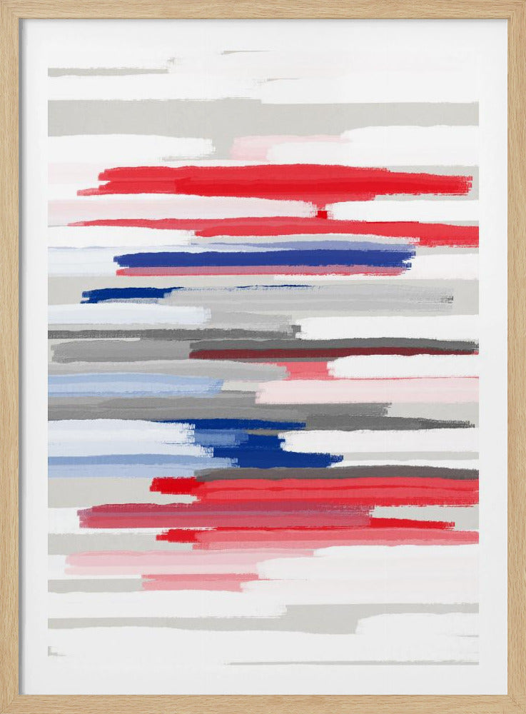 BILLS ROOD WIT EN BLAUW | Poster