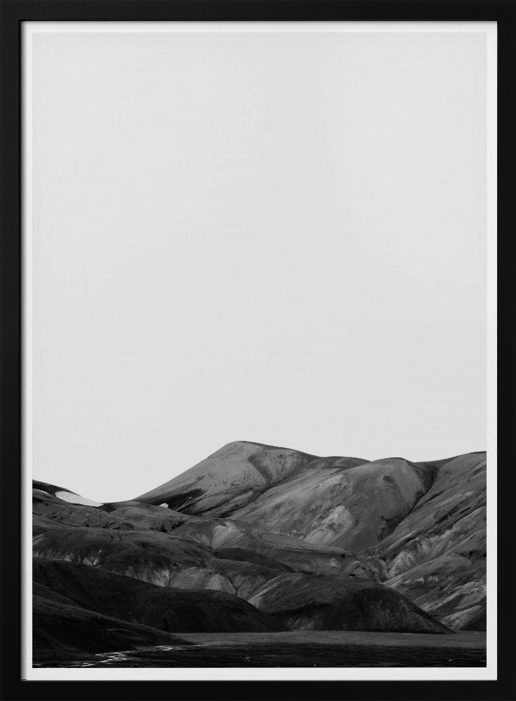 Monochrome bergen | Poster