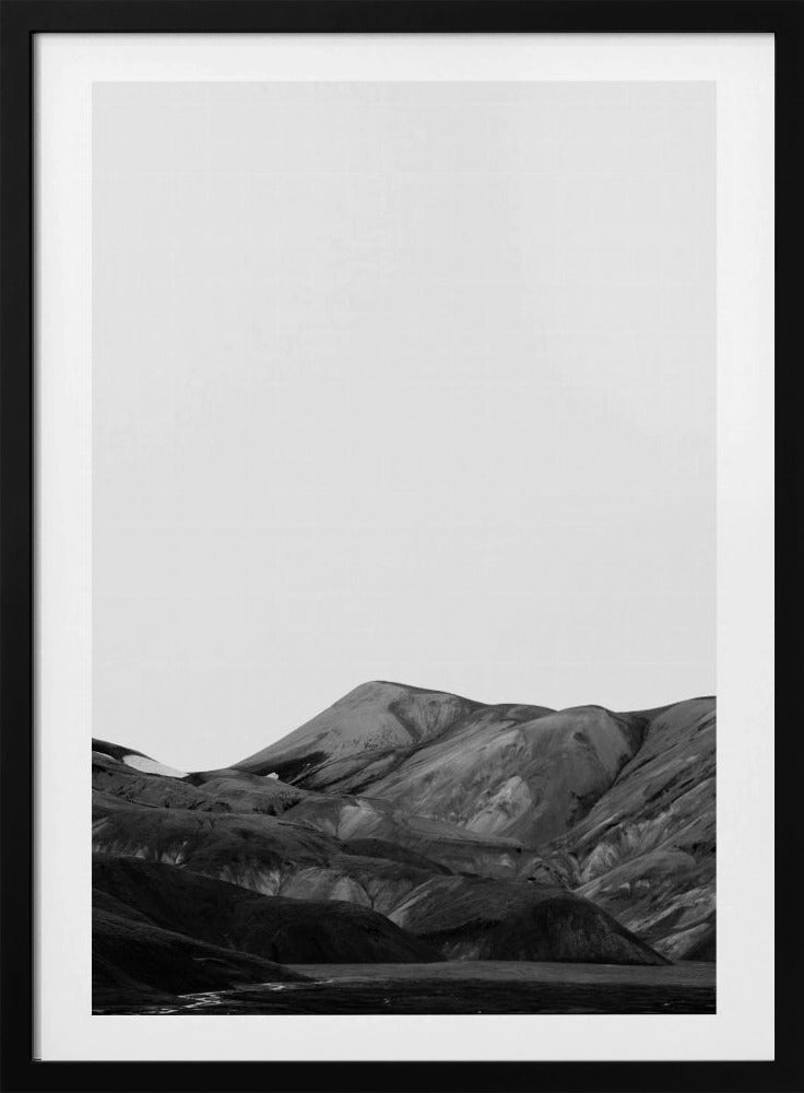 Monochrome bergen | Poster