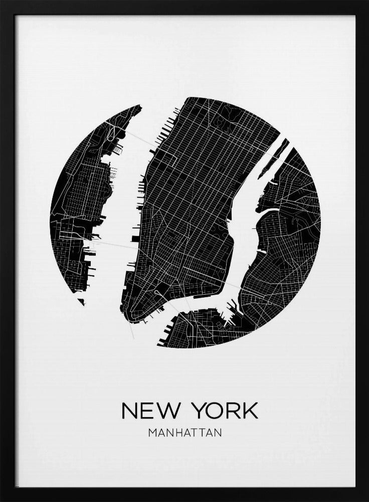 Circulair stadsgezicht | Poster