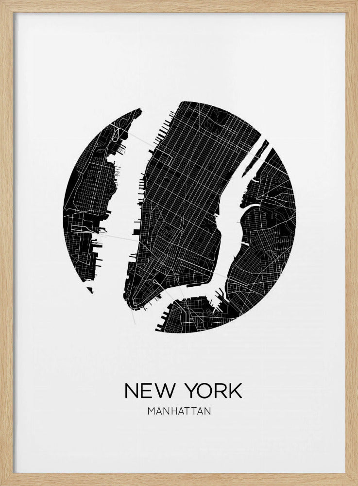 Circulair stadsgezicht | Poster