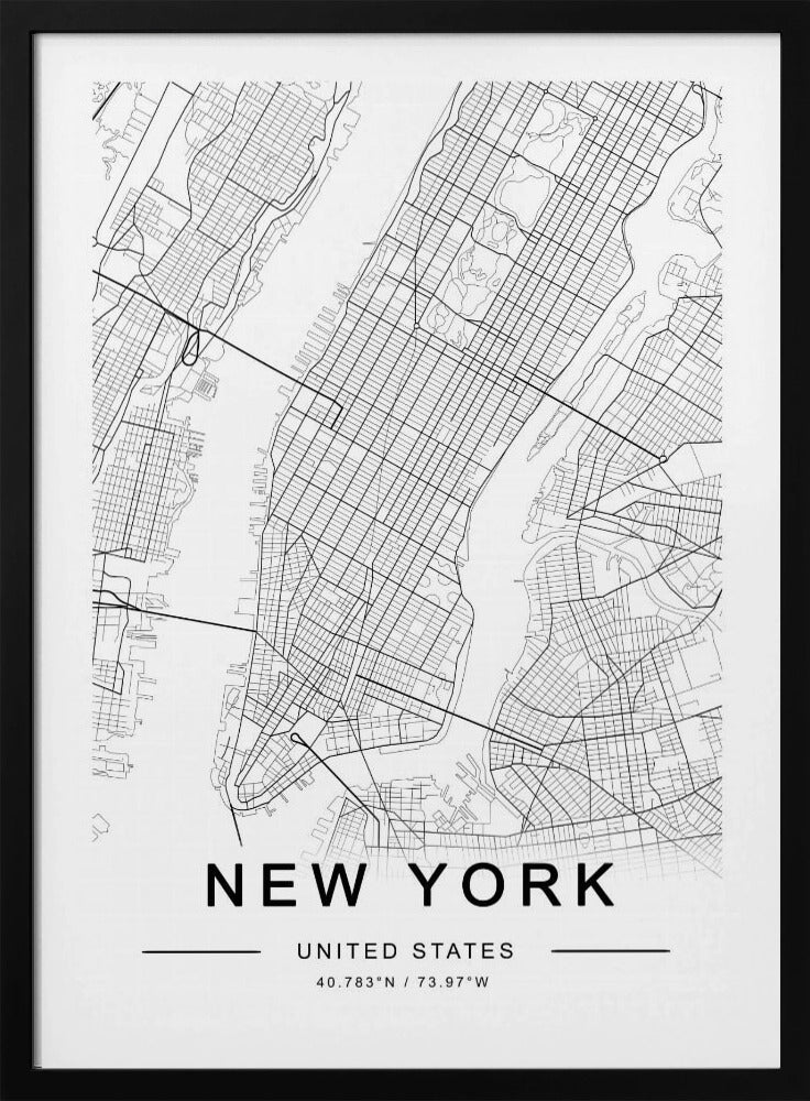 New York Map | Poster