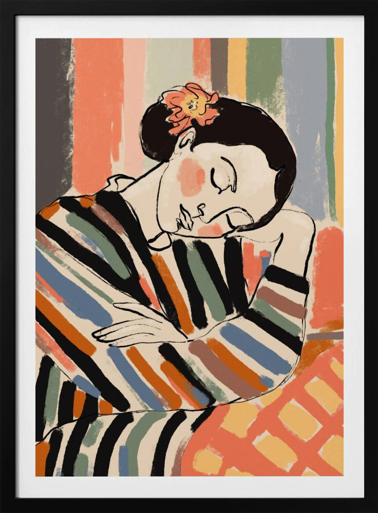 Gestreepte sereniteit | Poster