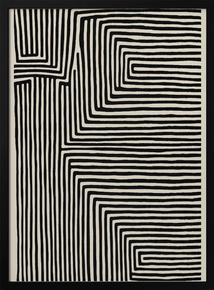 Lineair labyrint | Poster