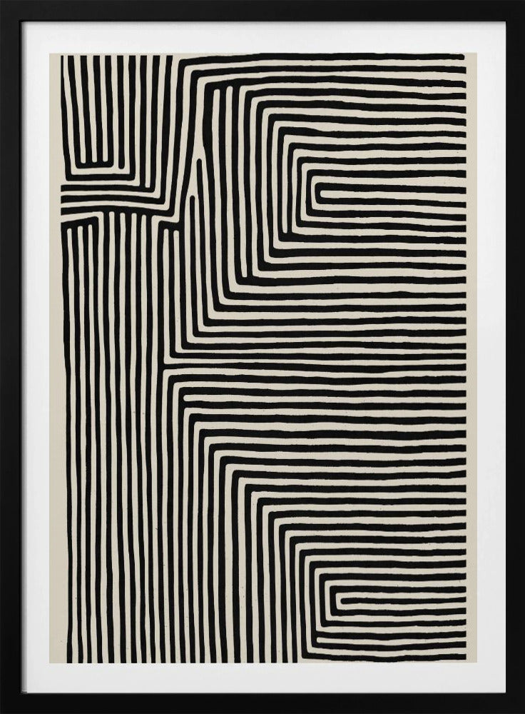 Lineair labyrint | Poster