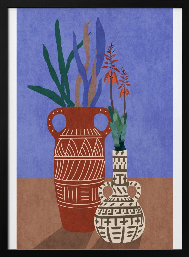 Bloemenvaas 3-verhouding 2x3 Print door Bohonewart | Poster