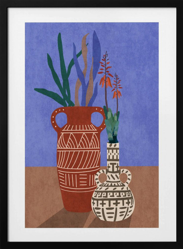 Bloemenvaas 3-verhouding 2x3 Print door Bohonewart | Poster