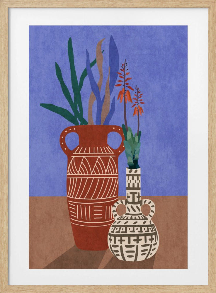 Bloemenvaas 3-verhouding 2x3 Print door Bohonewart | Poster