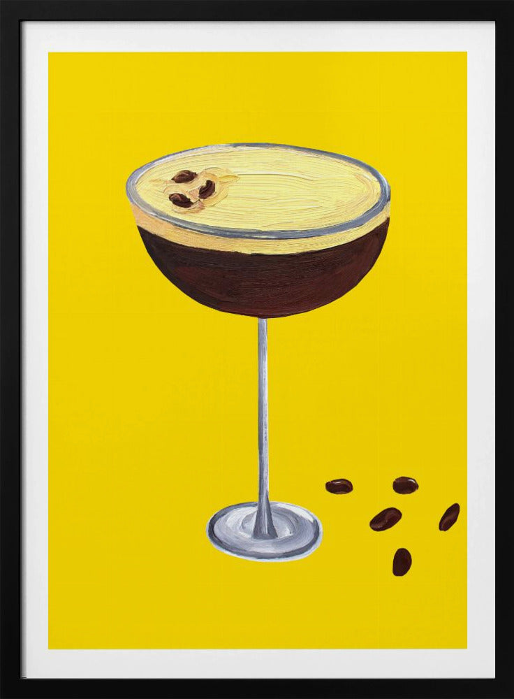 Espresso Martini Buttercup Geel | Poster