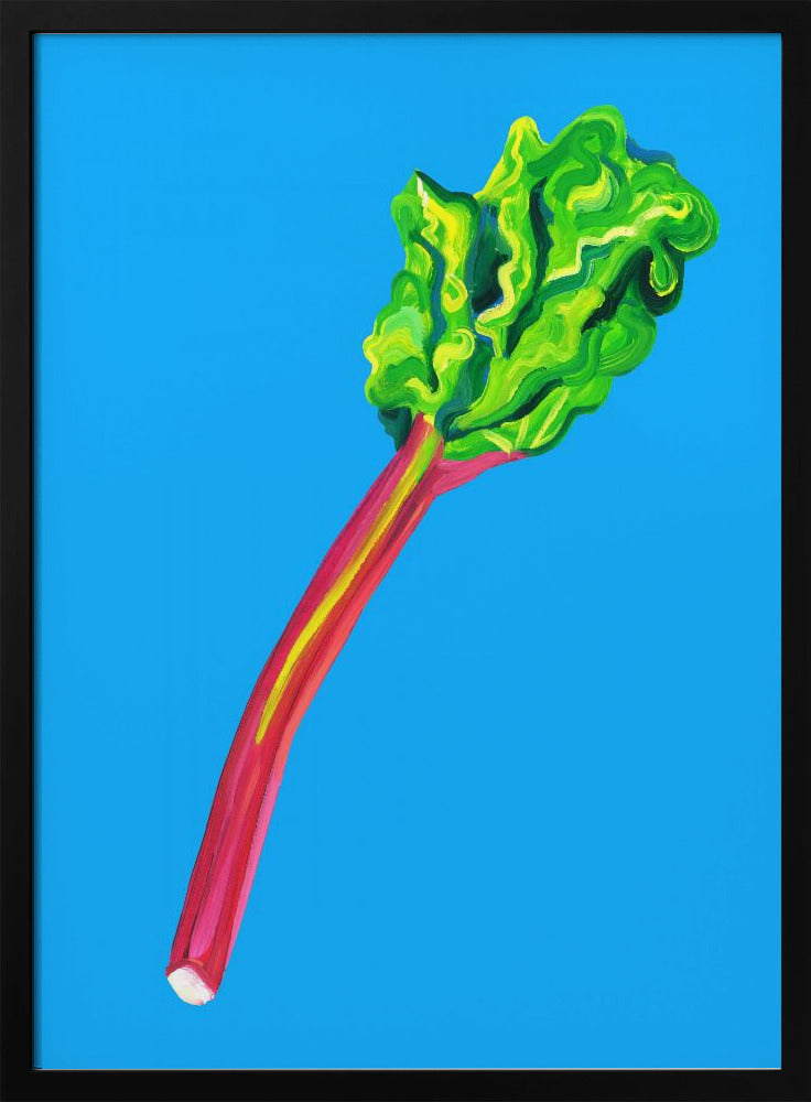 Rabarber Lichtblauw | Poster