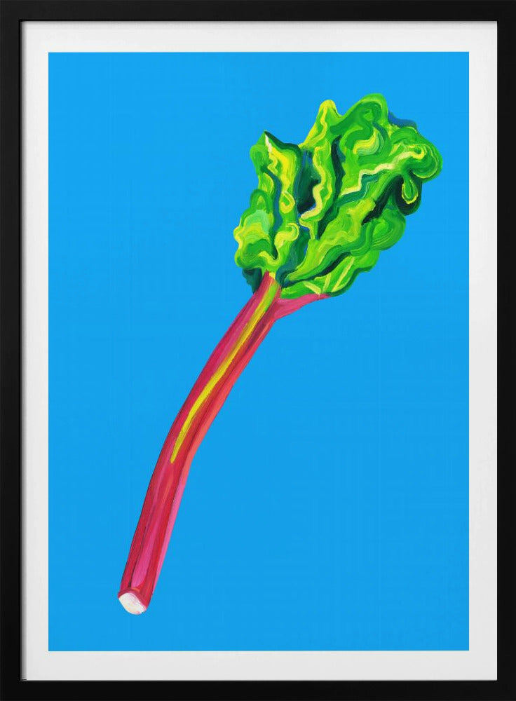 Rabarber Lichtblauw | Poster