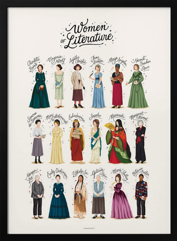 Vrouwen uit de literatuur | Poster