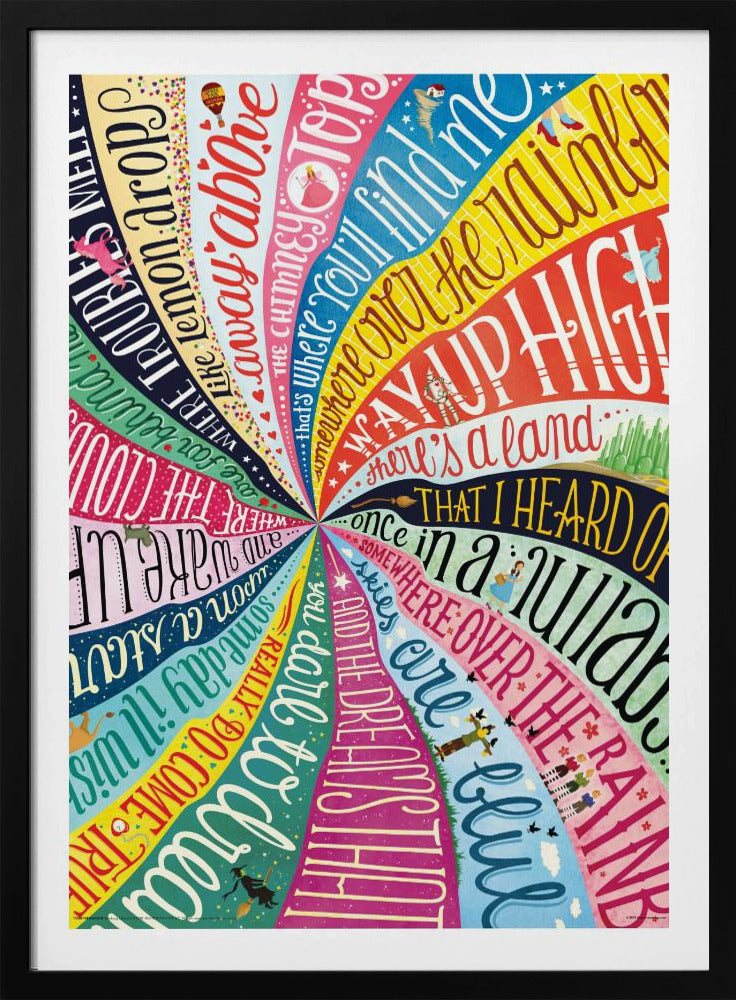 Over de regenboog | Poster