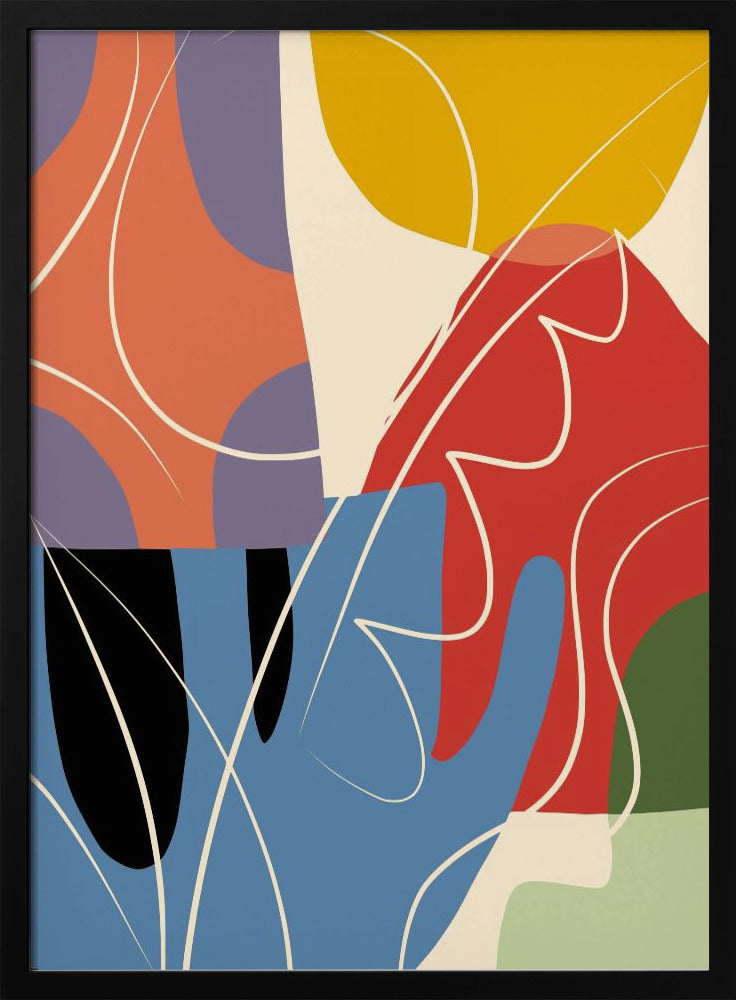 Abstracte kleurencollage | Poster