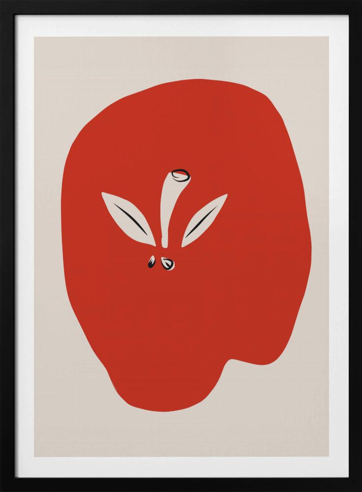 Grote rode appel | Poster