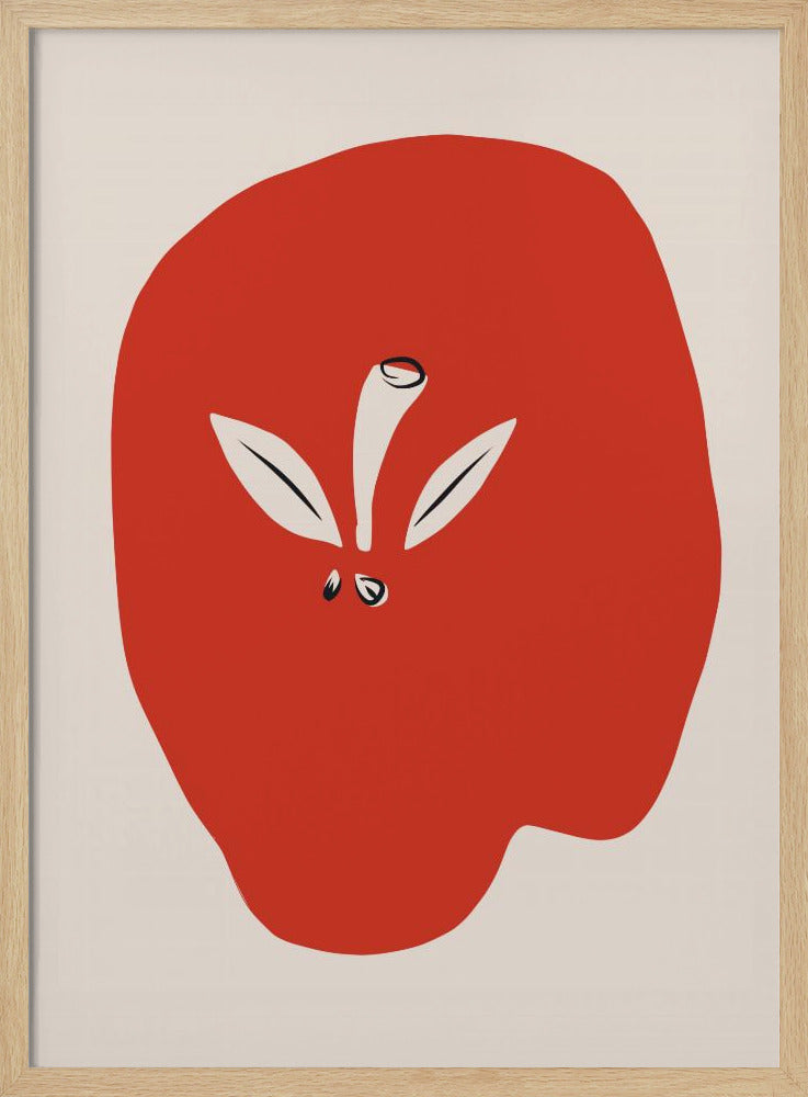 Grote rode appel | Poster