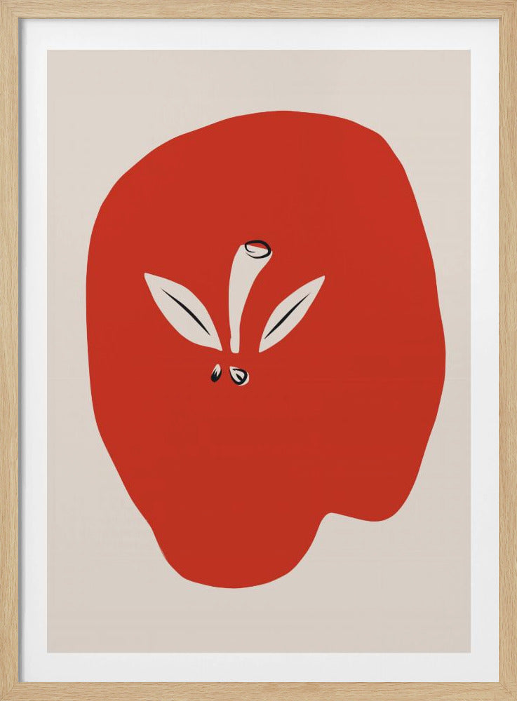 Grote rode appel | Poster