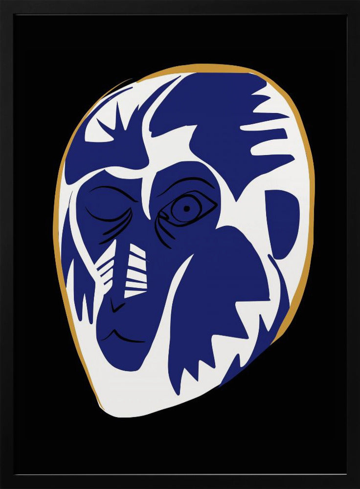 Abstracte maskerillusie | Poster