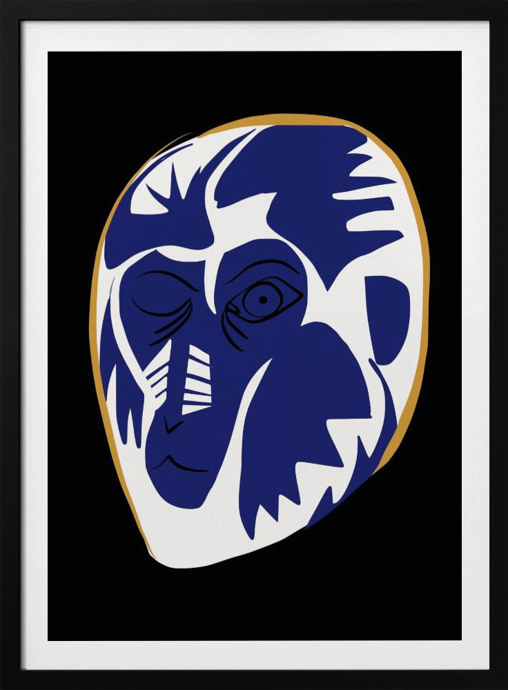Abstracte maskerillusie | Poster