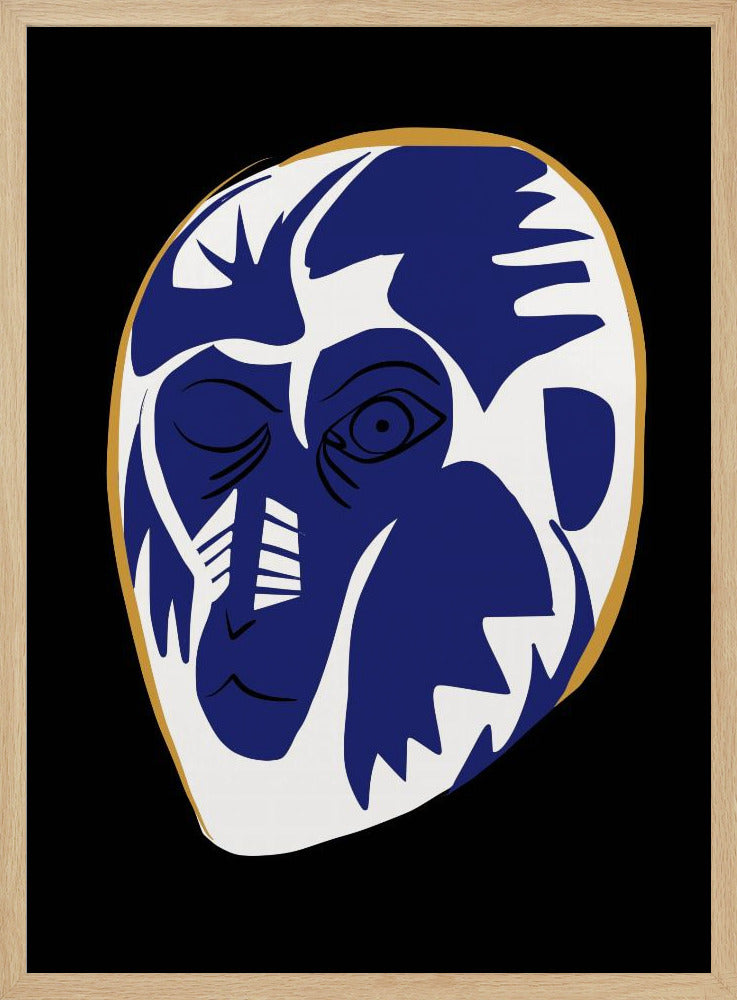 Abstracte maskerillusie | Poster