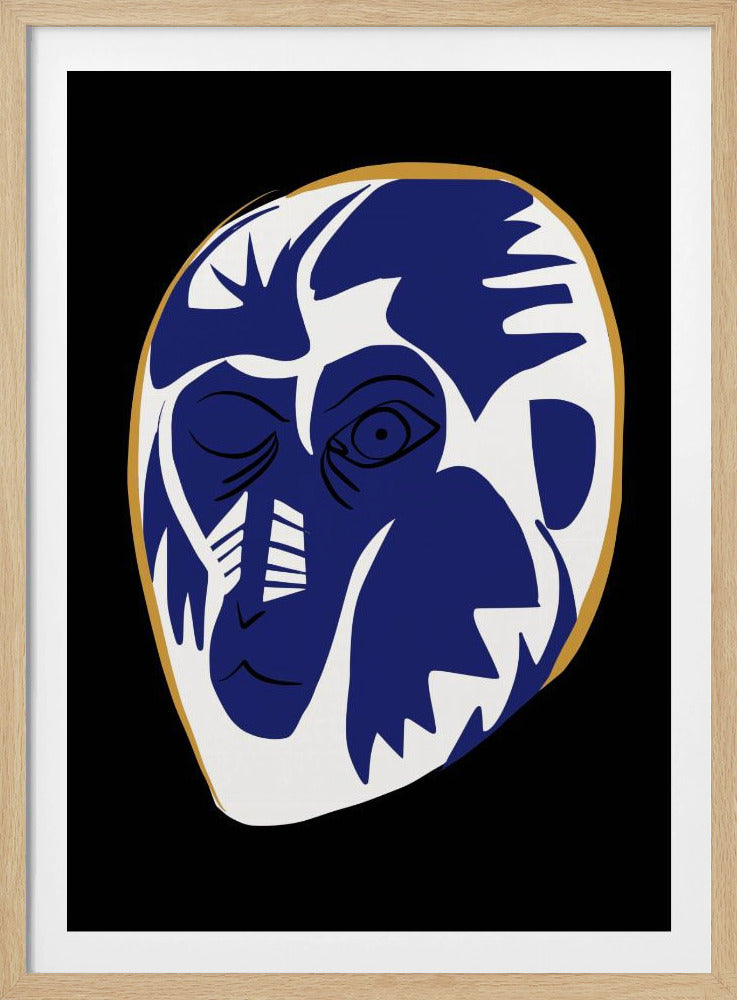 Abstracte maskerillusie | Poster