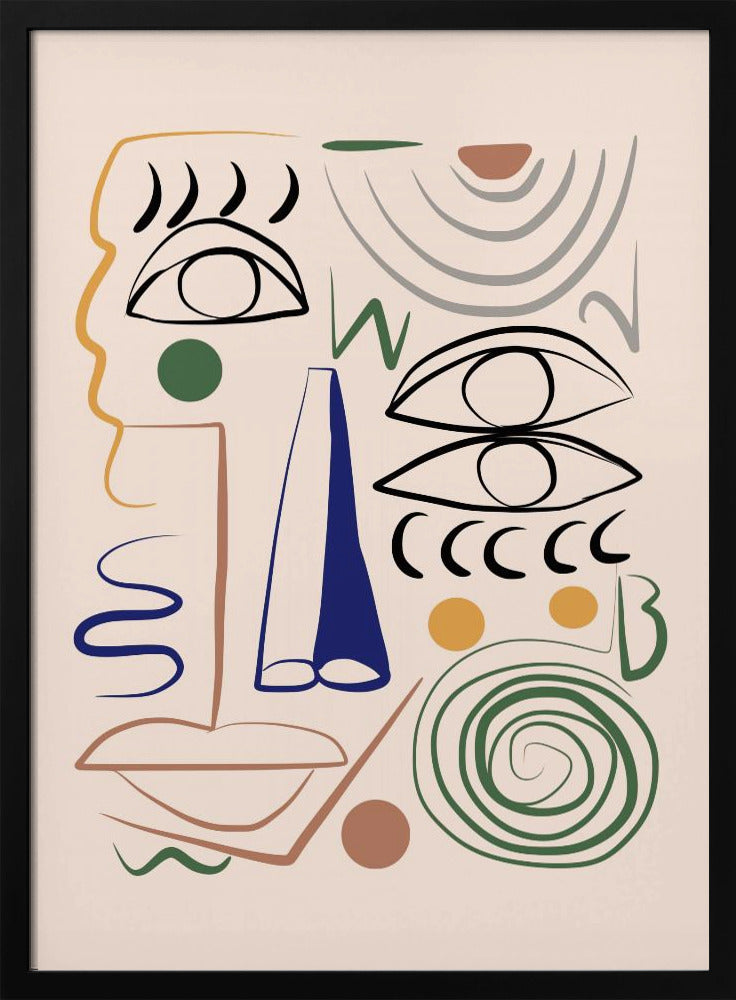 Lijnkunst Bizar | Poster