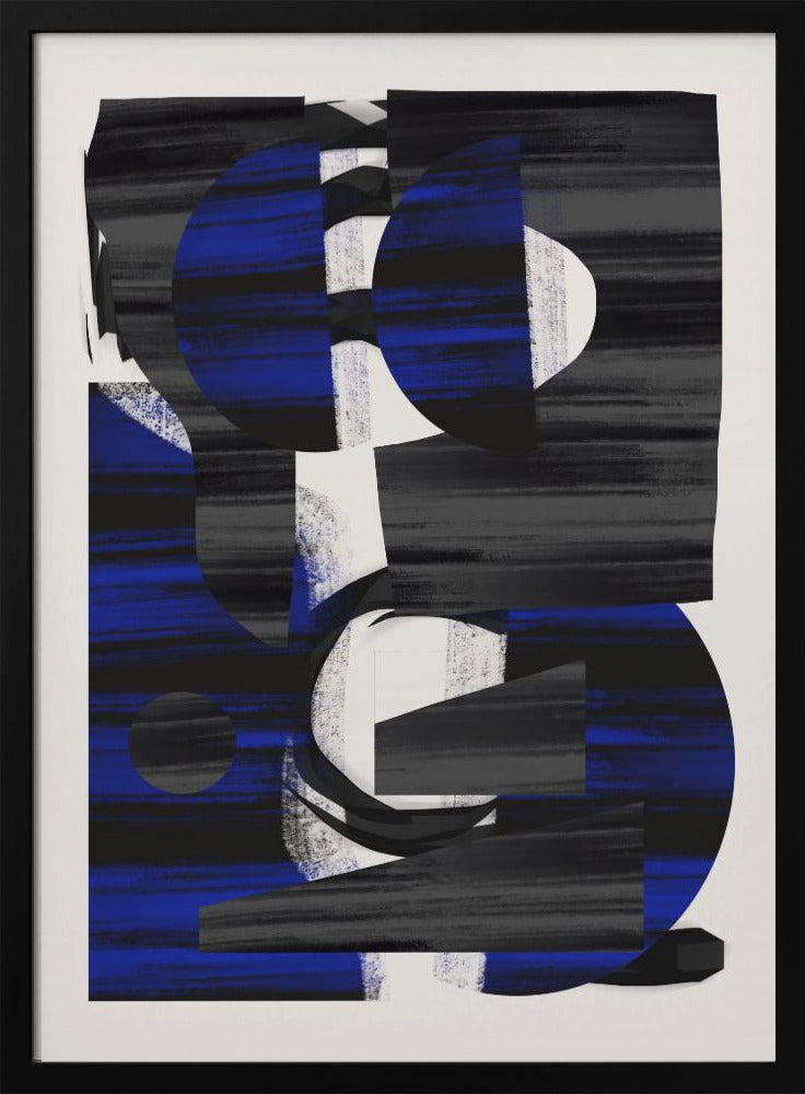 Abstracte streep minimale collage 28 | Poster