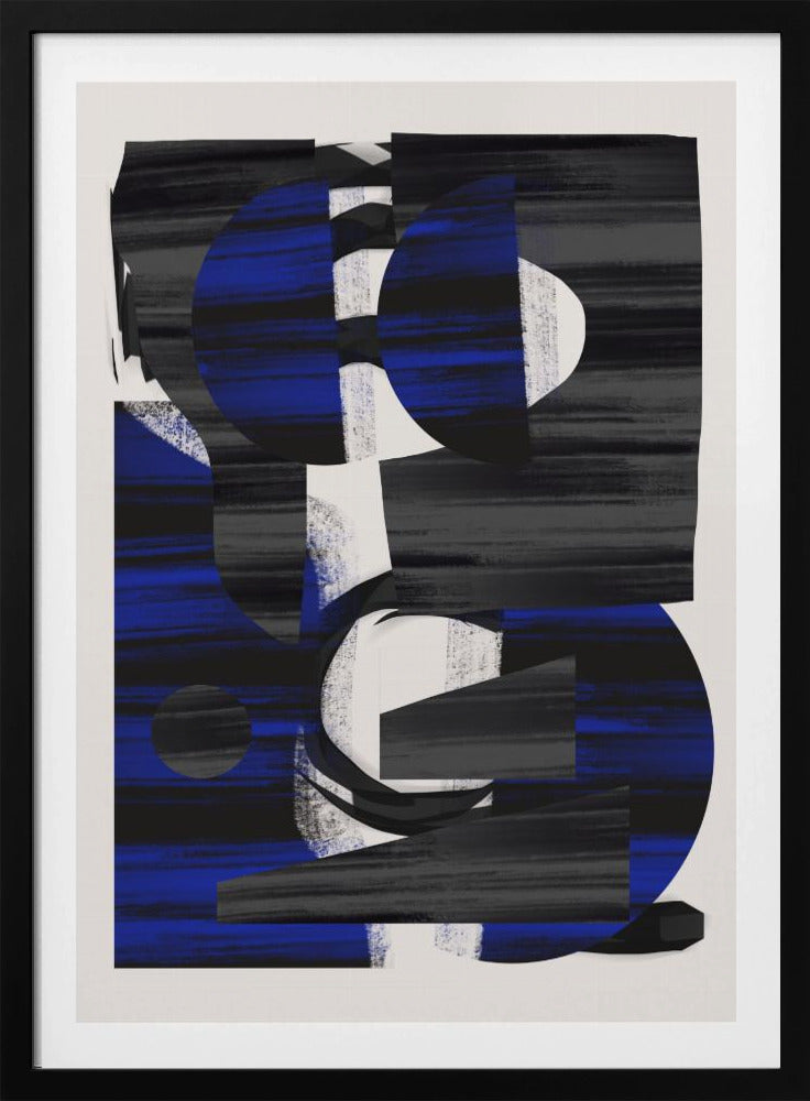 Abstracte streep minimale collage 28 | Poster