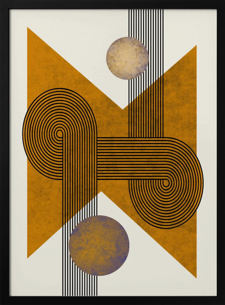 Gestructureerde compositie uit het midden van de eeuw 4 | Poster