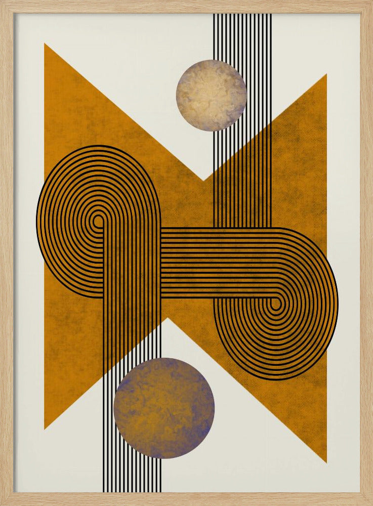 Gestructureerde compositie uit het midden van de eeuw 4 | Poster