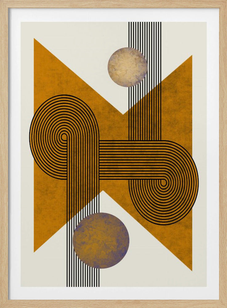 Gestructureerde compositie uit het midden van de eeuw 4 | Poster